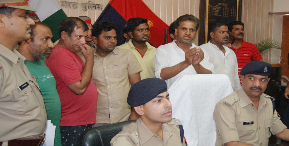 Villagers threw subversive bullets on police, eight arrested, realty recovered