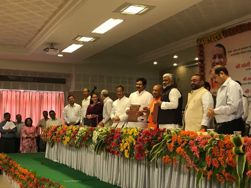 up cm in transport corporation programme