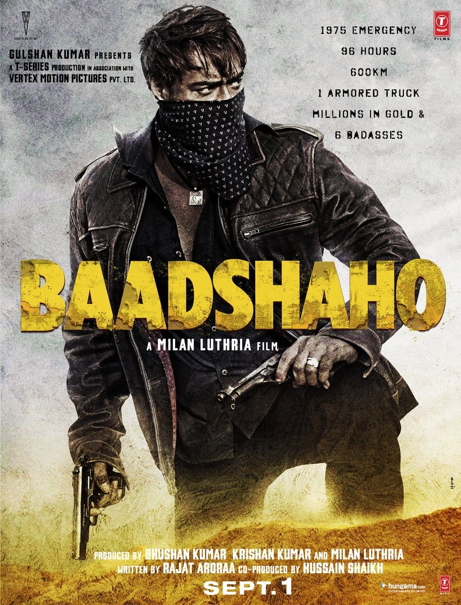 new poster of ajay devgn baadshaho released 