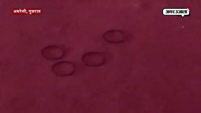 BANGLES THROWN AT SMRITI IRANI IN AMRELI