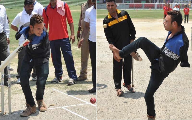 disabled central zone cricket match in lucknow