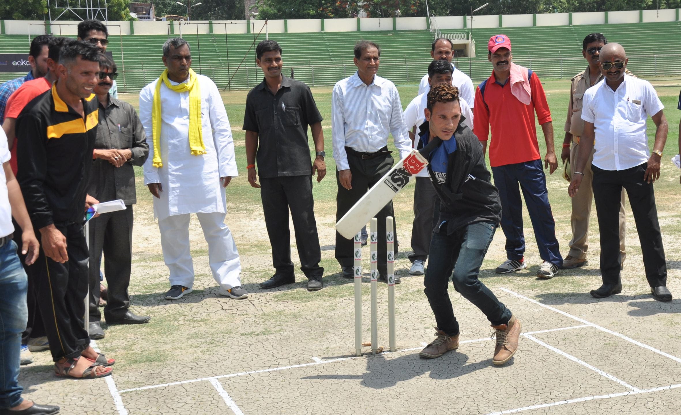 disabled central zone cricket match in lucknow