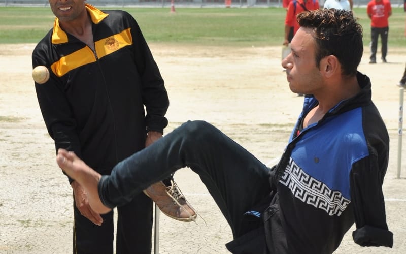 disabled central zone cricket match in lucknow