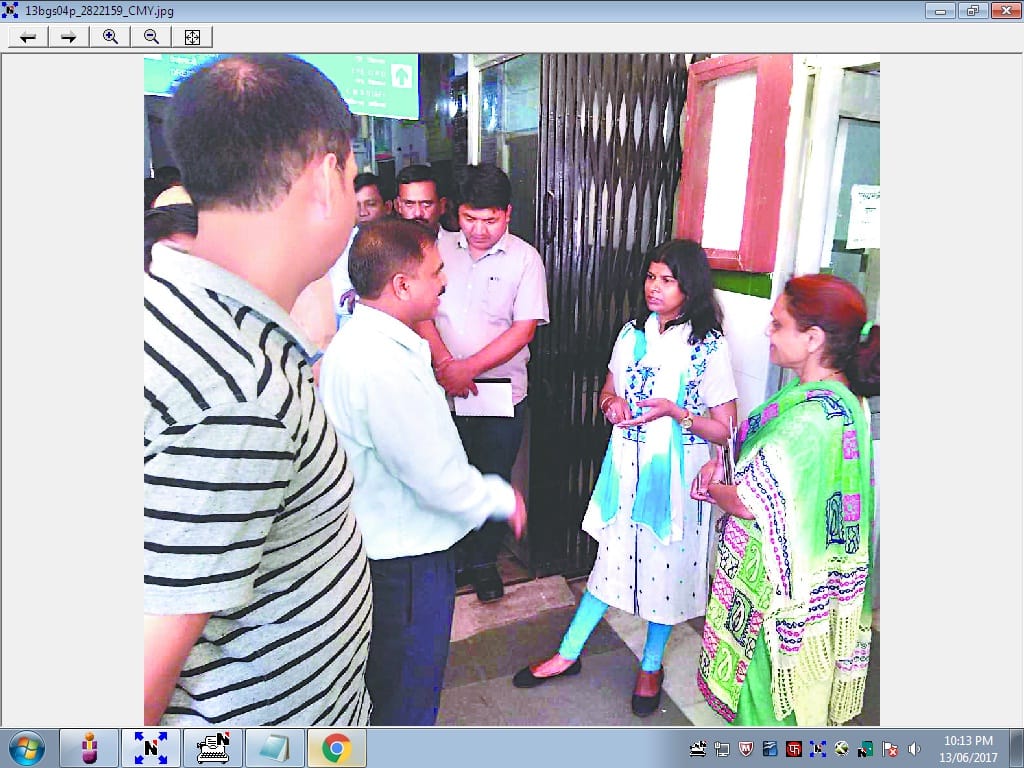 Three doctors, three personnel missing, payroll instructions