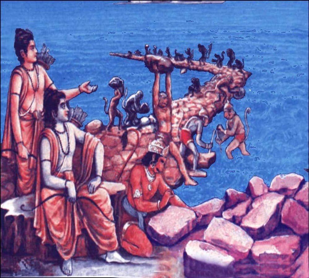 according to padma purana why lord rama destroy ramsetu bridge