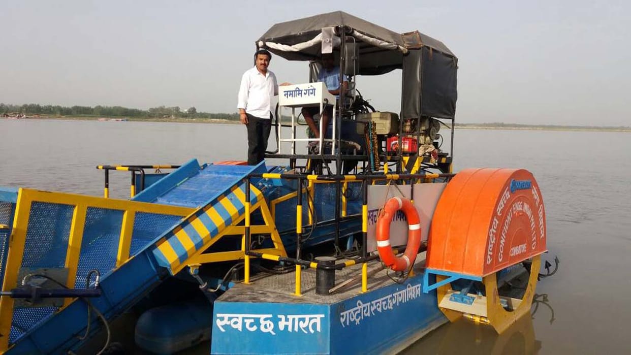 Ganga will be free from waste and polythene.
