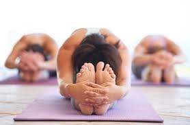 Get home, bring children and do yoga