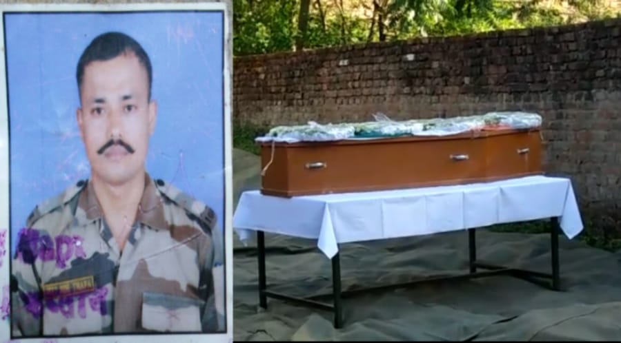 martyr jeet bahadur cremation with army honor