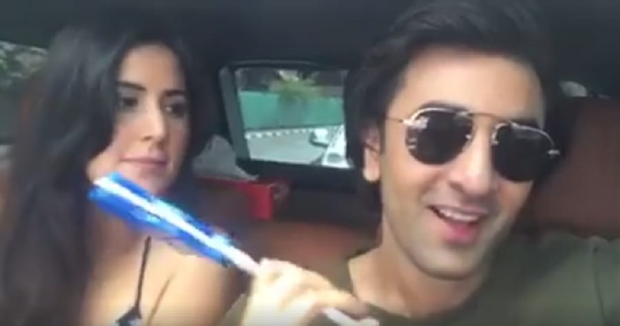 jagga jasoos starrer katrina kaif slaps ranbir kapoor when he give flying kiss to fans