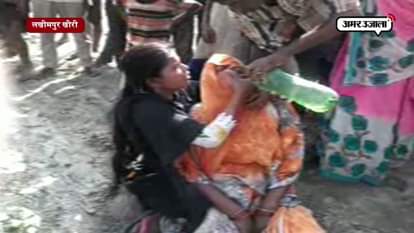 HUSBAND MURDERED HIS WIFE BY CUTTING THE HEAD IN LAKHIMPUR KHIRI