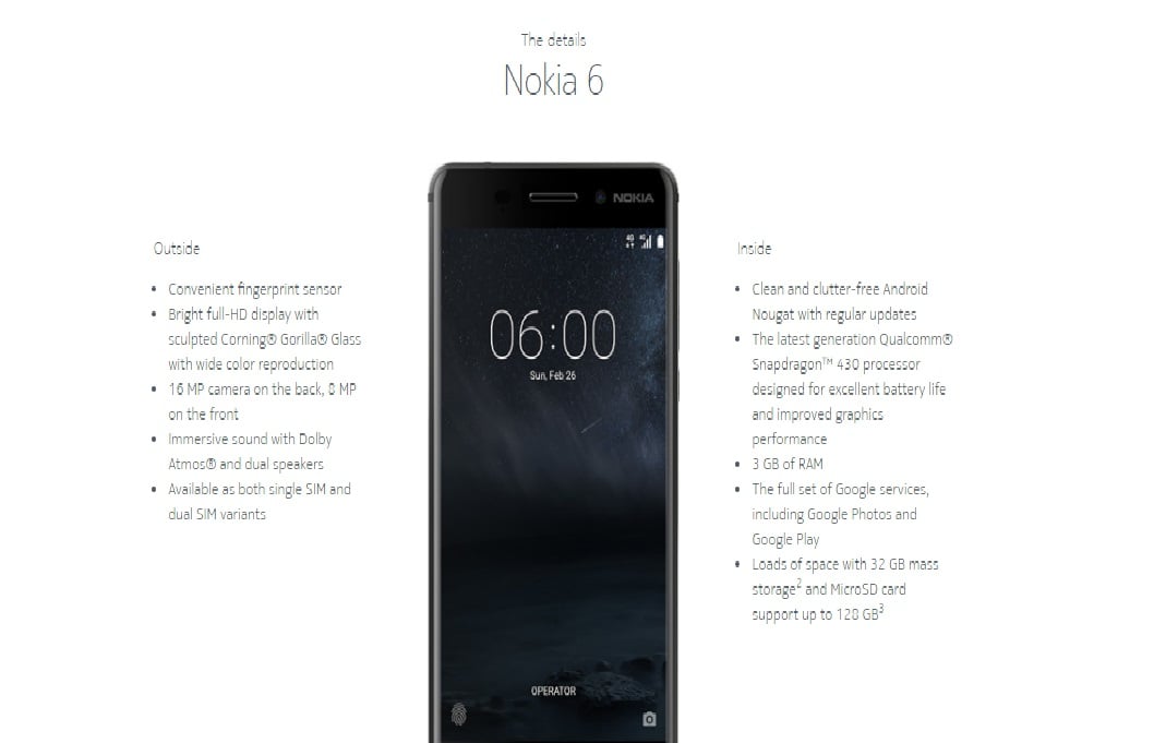 Nokia 6