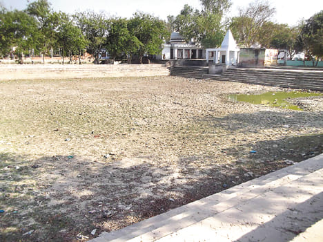 two ponds dry in kushmanda temple