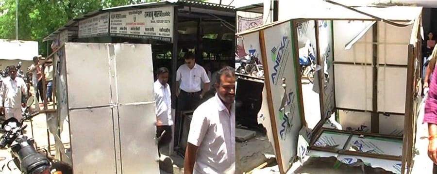 advocates damages a cabin in court premises in kota