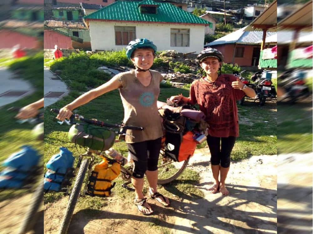   Two sisters came from new york to uttarakhand for research on culture
