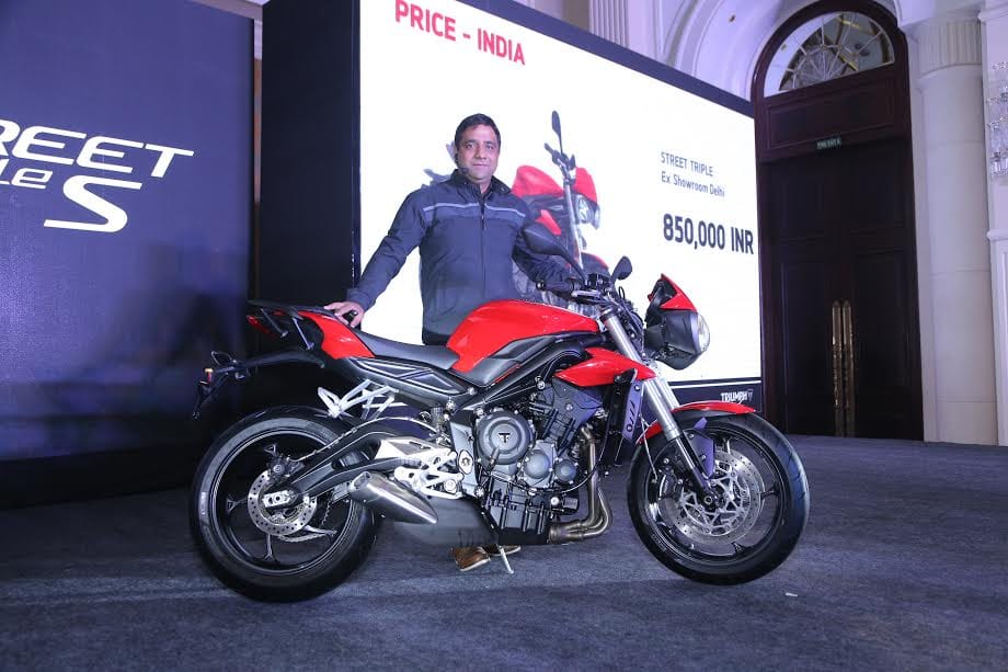 Triumph Street Triple S launched at 8.5 lac 