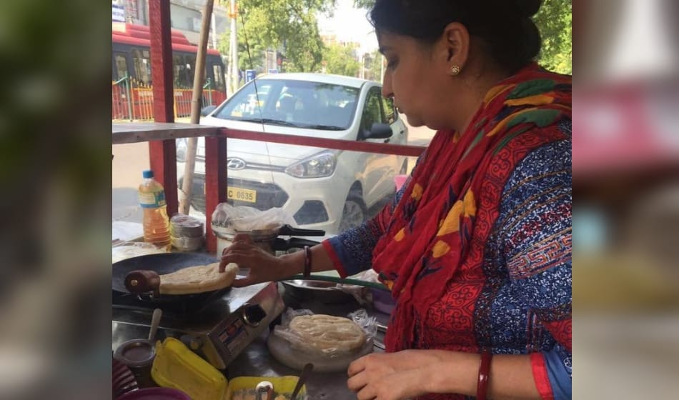 gurgaon lady who run chhole kulche stall to support her family now have her own restaurant