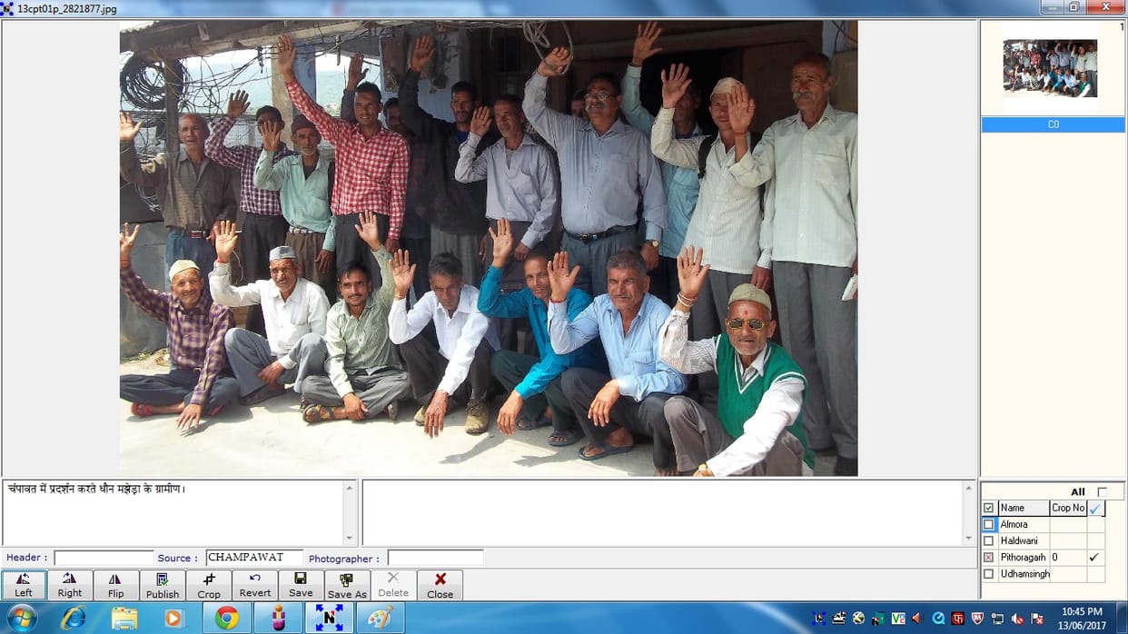 protest over dhaun badauli road building