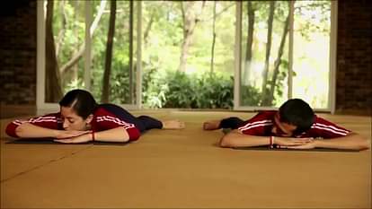 BACKBONE PROBLEMS WILL BE CURE WITH THE HELP SALABHASANA