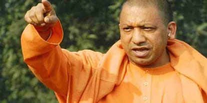 yogi adityanath viral photo showing him drinking cow urine