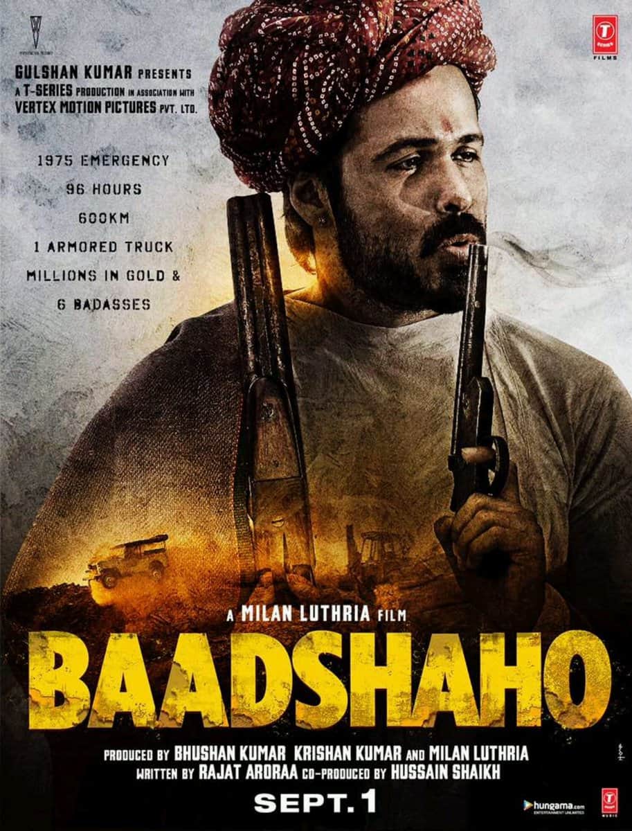 after ajay devgn first look of emraan hashmi released in new poster in baadshaho