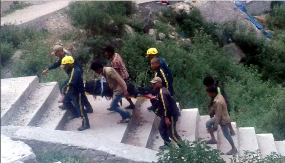Photos of accident on badrinath route 