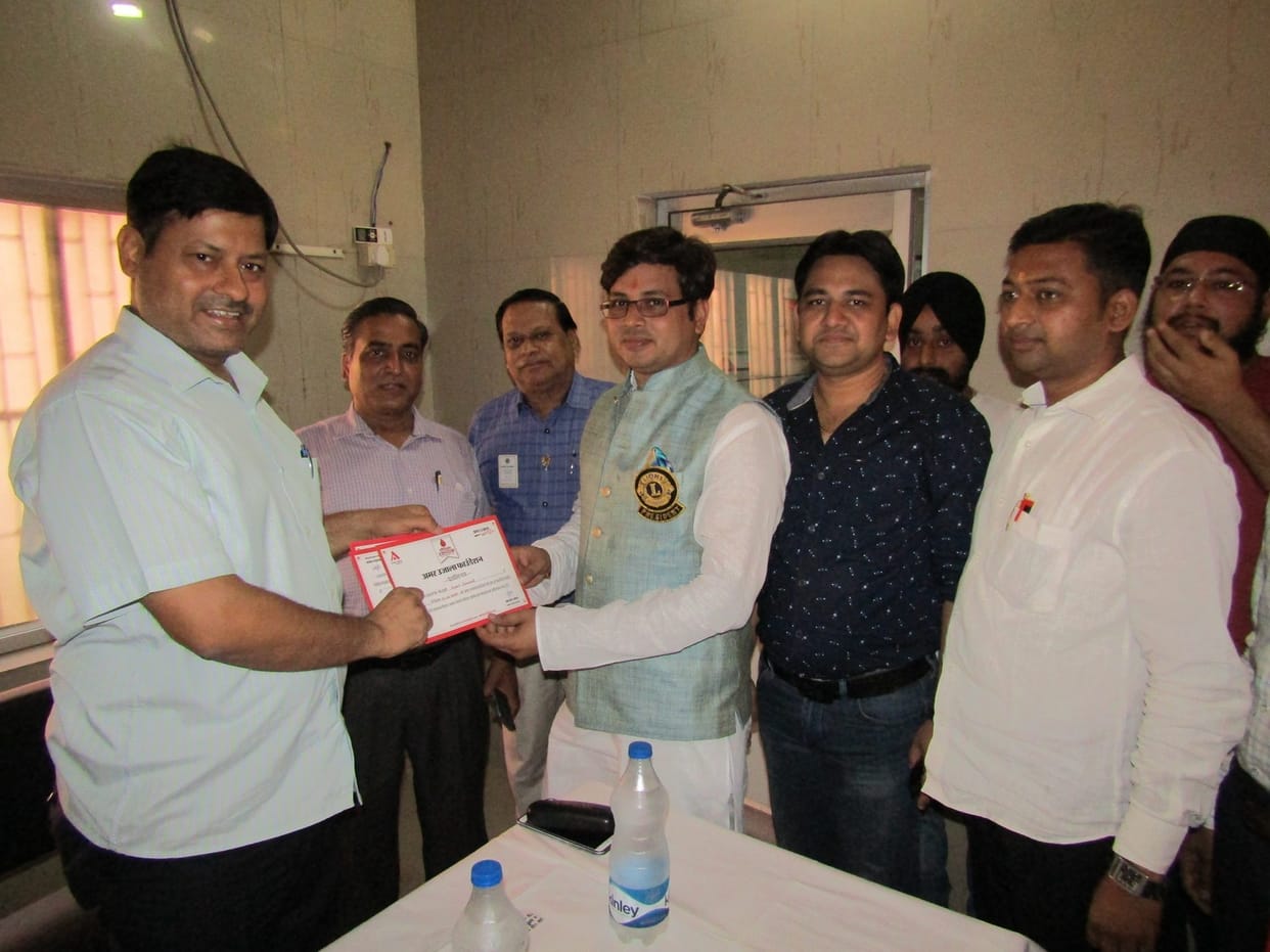 Blood donation camp done by 17