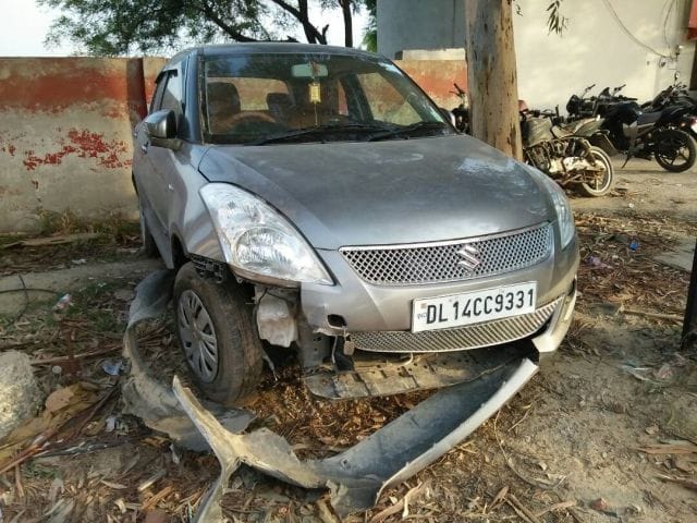 Car killed,  constable's son dies