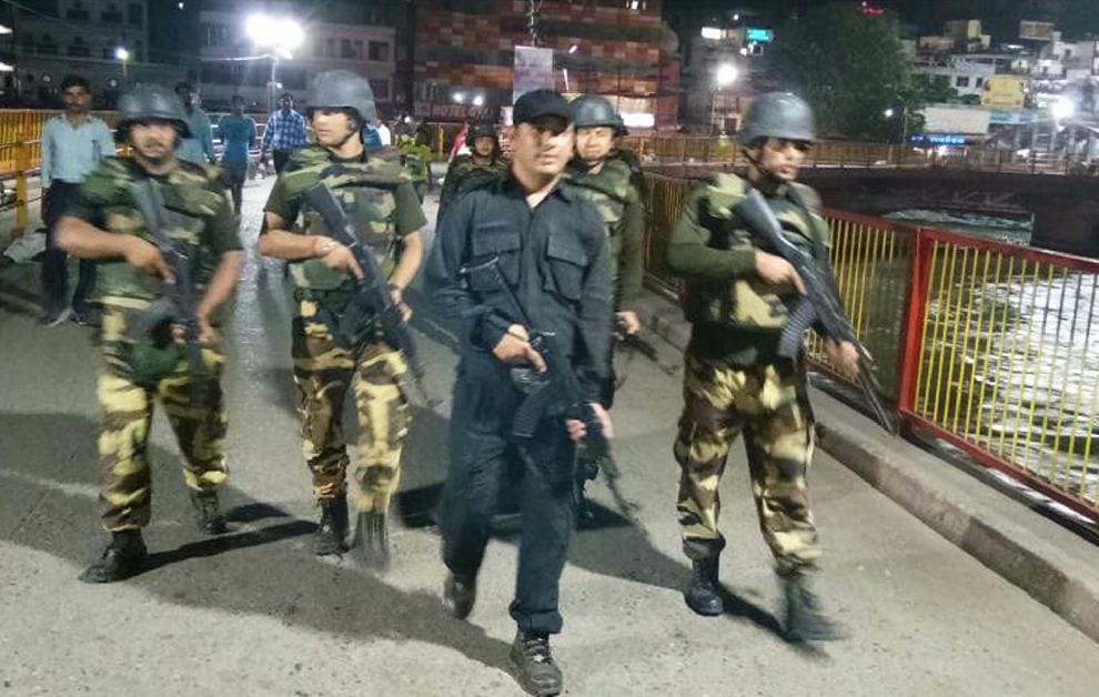 Mock drill in harki pauri in haridwar