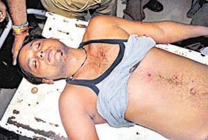 firing to man in gurwara