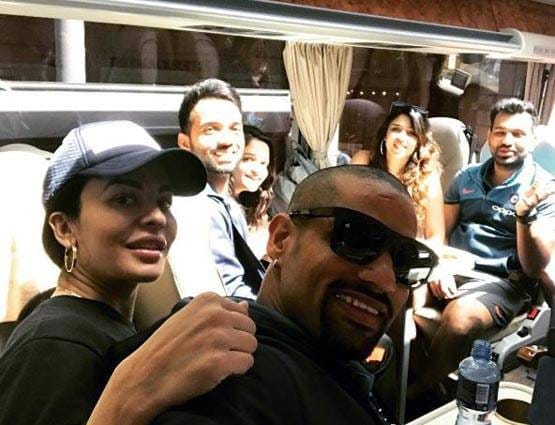  team India's players spending time with their wifes before semifinal against bangladesh 