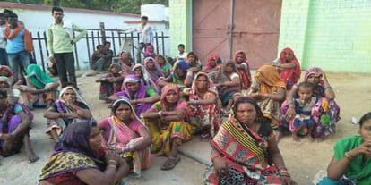 villagers disturbing by dacoit and police both 