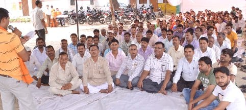 Teachers continue on the third day