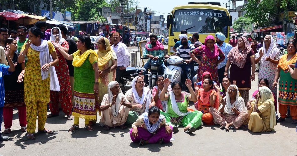  Protest for demand justice in bhrat bhusan murder case