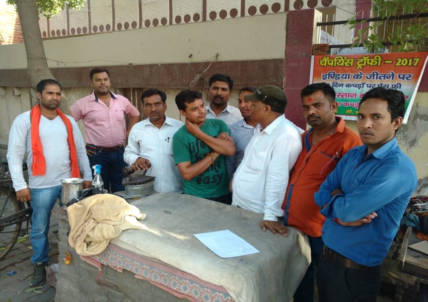 indian cricket team fan in agra have done this work on winning world cup too