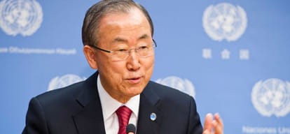  former UN chief Ban Ki-moon gives advice to US president trump on pairs climate change accord