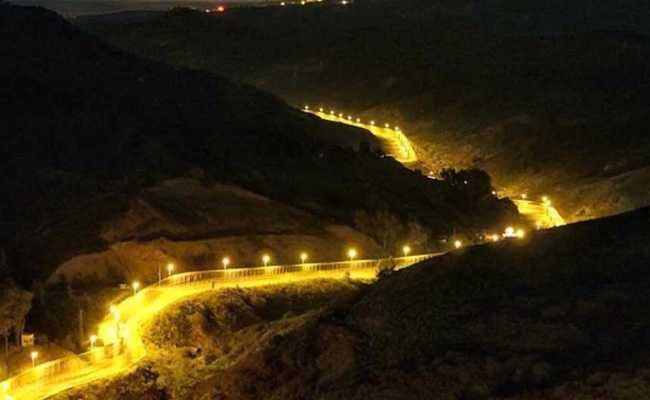 Home Ministry Report On Border Floodlighting Shows Spain-Morocco Border