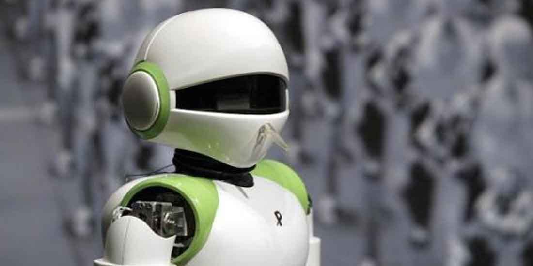 iit student preparing bomb diffuser robot