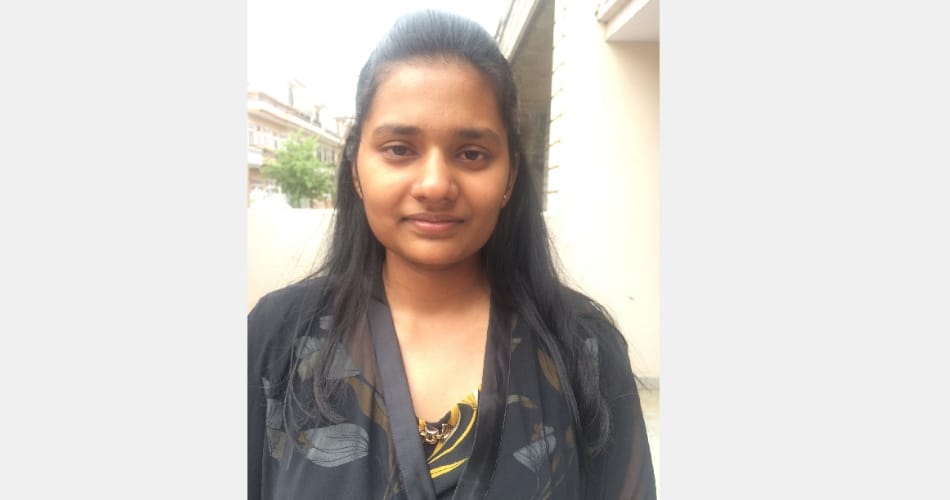 Mehak Singhal Top in haryana, AIMS entrance test