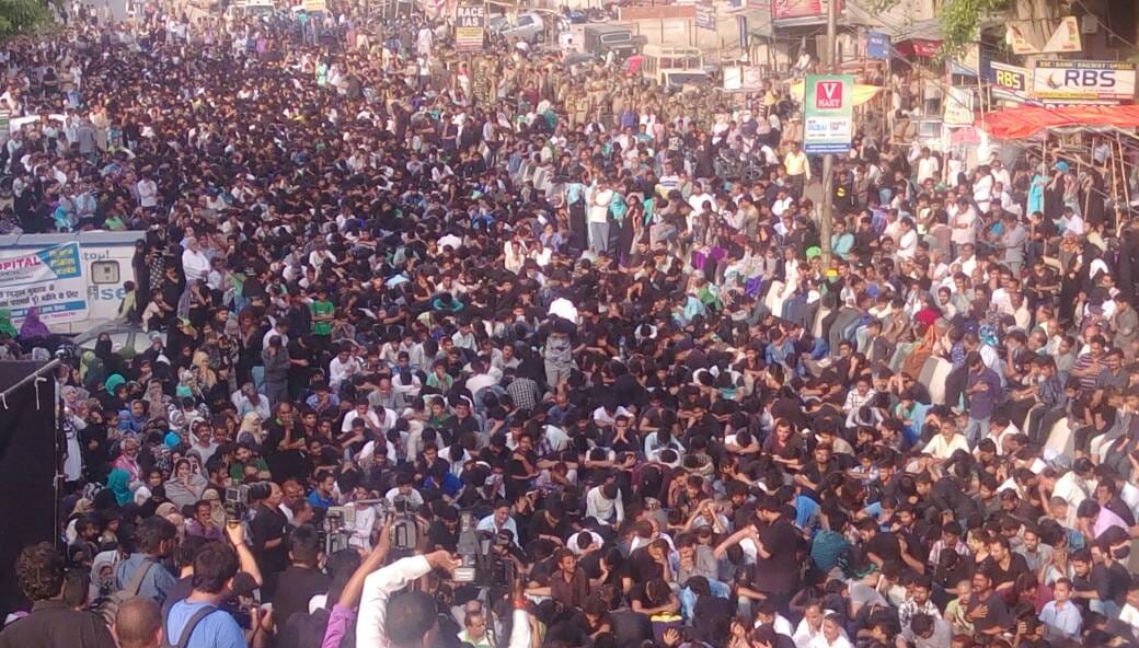 taboot ka juloos in lucknow on 19th of ramzan