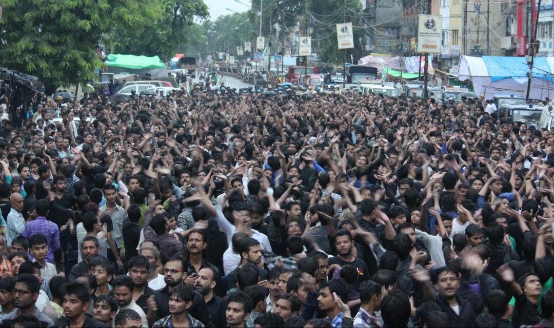 taboot ka juloos in lucknow on 19th of ramzan