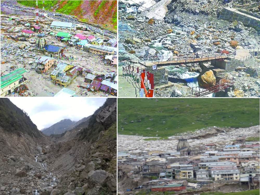 kedarnath dham before and after disaster