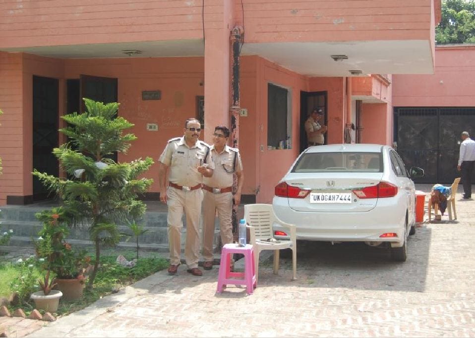 Raid on officers house for national highway scam 