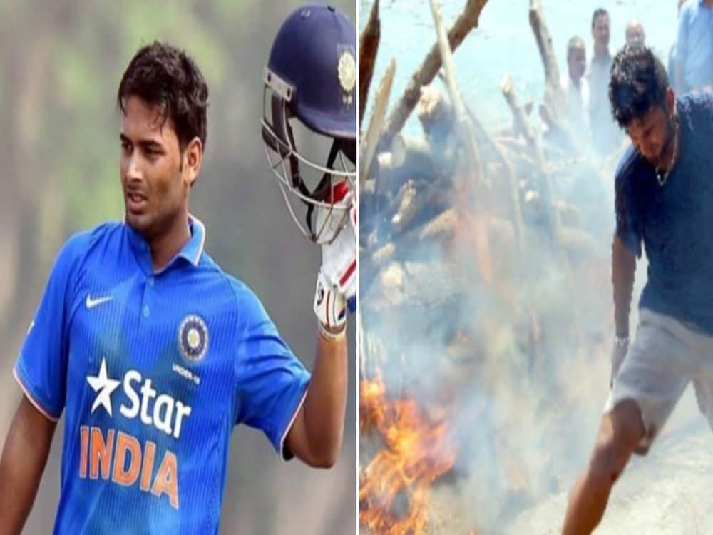 rishabh pant father dead when he was playing in IPL 10