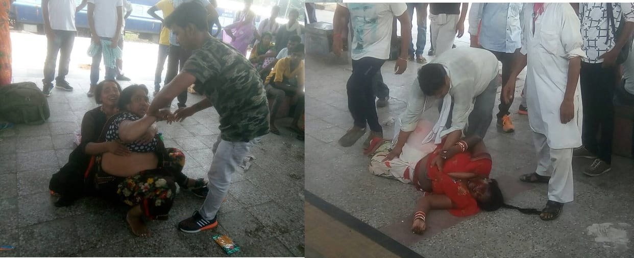Ruckus between women in train for seat, both injured