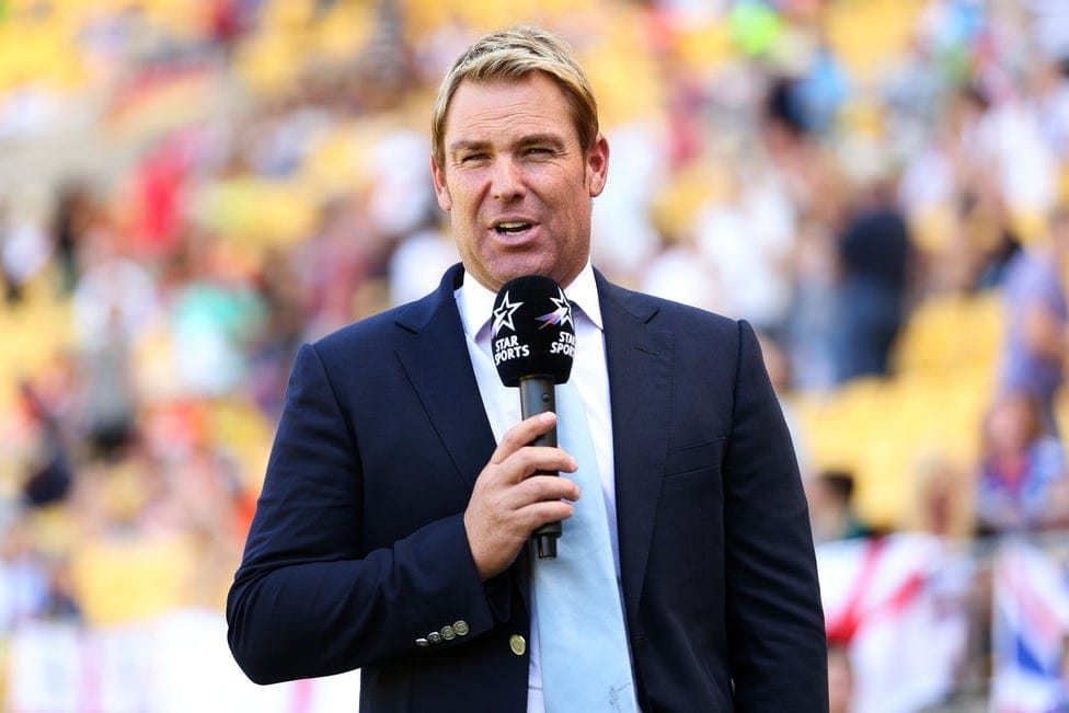 Shane Warne Wears England Jersey During India vs Bangladesh