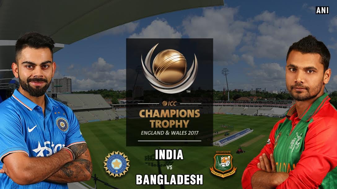 champions trophy 2017 second semifinal live india vs bangladesh from barmigham