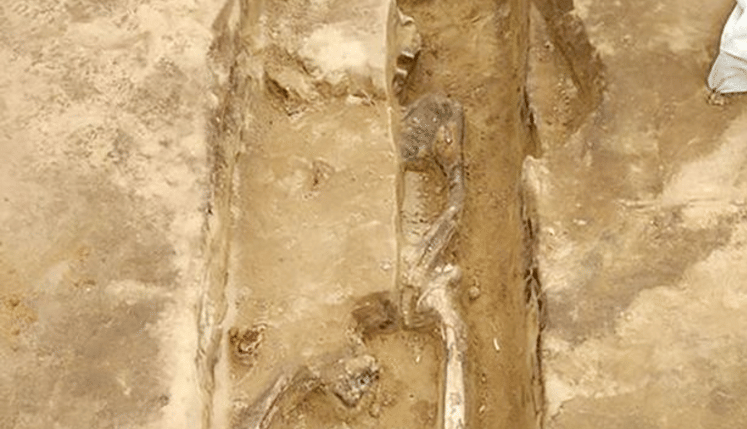 Archaeologists discover 'Dark Ages dancer' in an amazing pose
