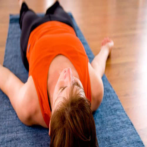 Removes Off Fatigue With Savasana