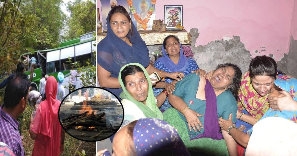 10 Pilgrims Died in accident, Funeral in amritsar