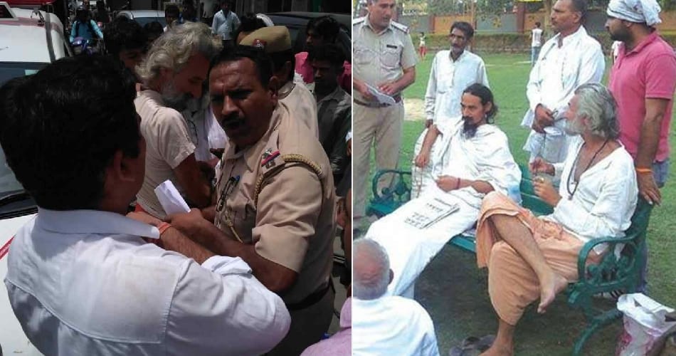american saint denial divine on hunger strike in india